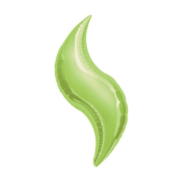 Palloncino Curve Verde Lime (42") Pz.3 Mylar Curva 42" Cm.107 main product photo