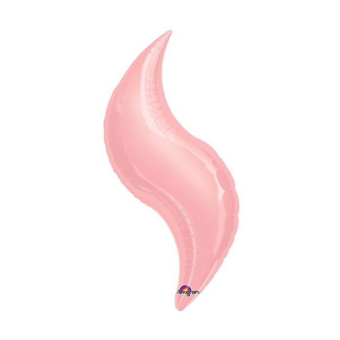 Palloncino Curve Rosa (28") Pz.3 Mylar Curva 28" Cm.71 main product photo