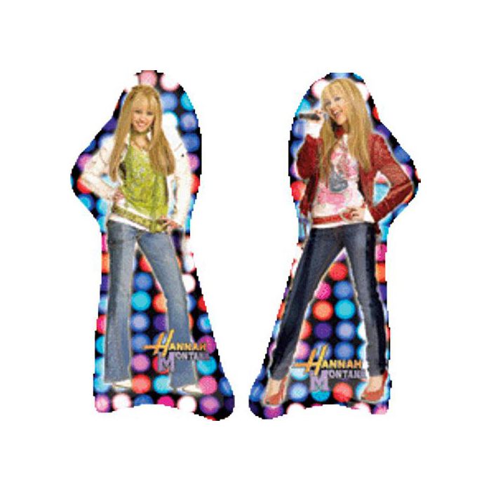 Palloncino Hannah Montana Pz.1 Mylar Sagomato Cm.36 X Cm.89 main product photo