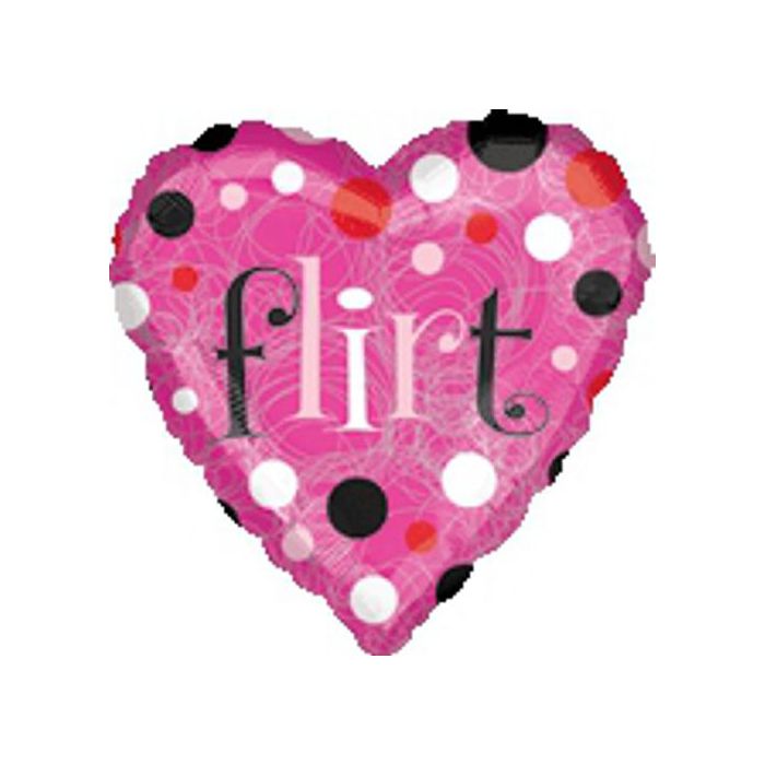 Palloncino Flirt Pz.1 Mylar Cuore 18" Cm.45 main product photo