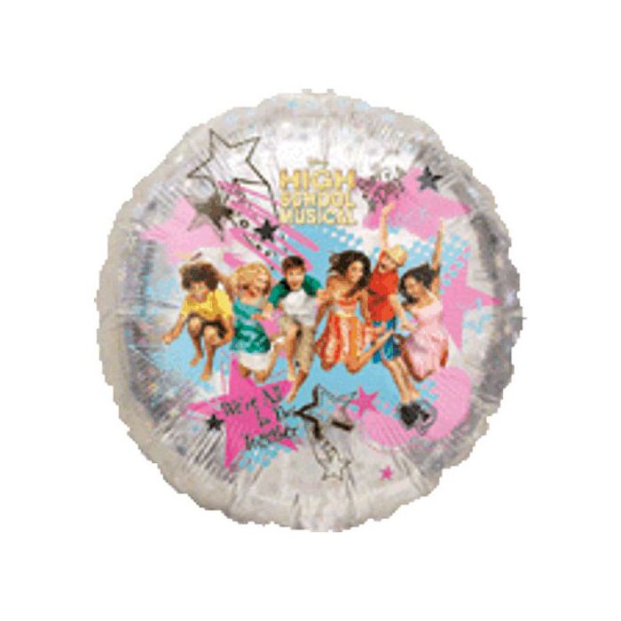 Palloncino High School Musical Pz.1 Mylar Tondo 18" Cm.45 Holographic main product photo