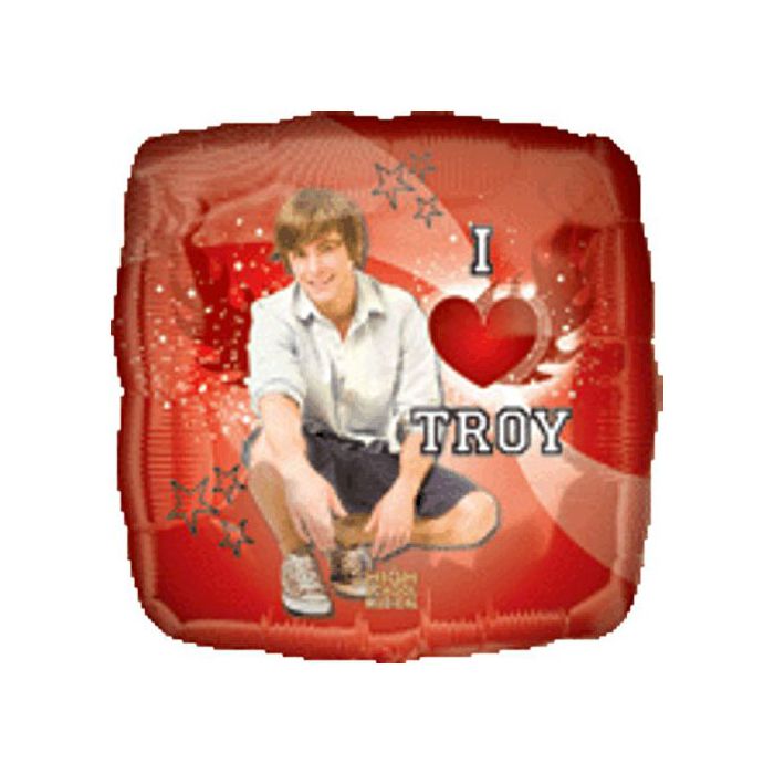 Palloncino High School Musical Troy Pz.1 Mylar Quadrato 18" Cm.45 main product photo