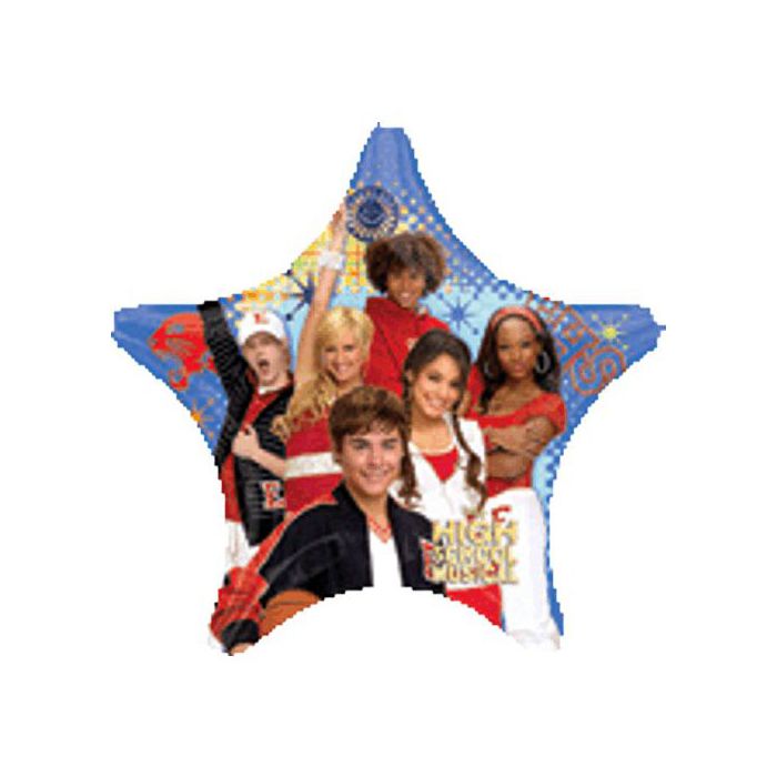Palloncino High School Musical Star Pz.1 Mylar Stella 19" Cm.48 main product photo