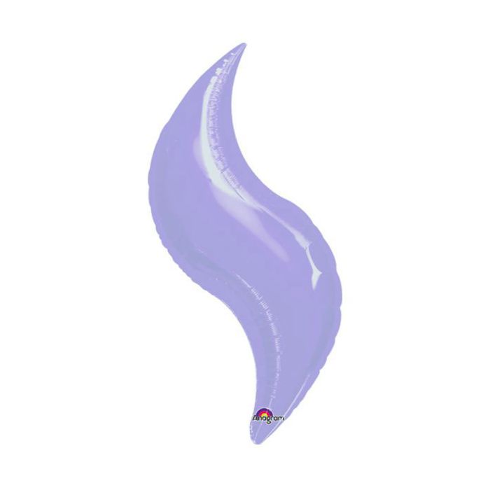 Palloncino Curve Lilla (19") Pz.5 Mylar Curva 19" Cm.48 main product photo