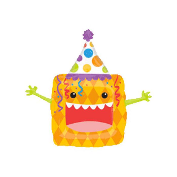Palloncino Party Animal Crazy Pz.1 Mylar Sagomato Cm.71 X Cm.69 main product photo