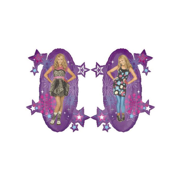 Palloncino Hannah Montana Pz.1 Mylar Sagomato Cm.76 X Cm.86 main product photo