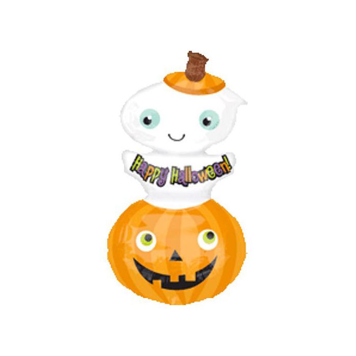 Palloncino Zucca Fantasma Pz.1 Mylar Sagomato Cm.51 X 89 main product photo