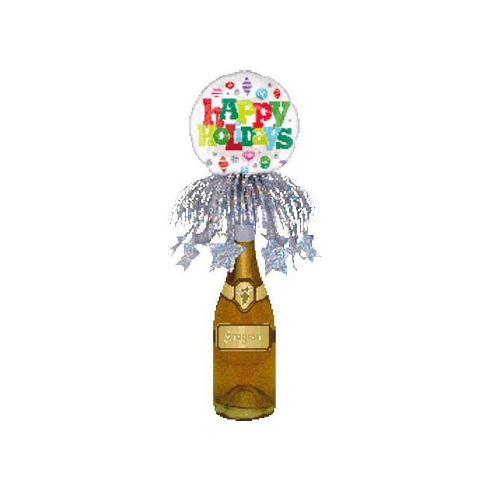 Palloncino Happy Holiday Pz.1 Mylar Mini Shape Copri Bottiglia main product photo