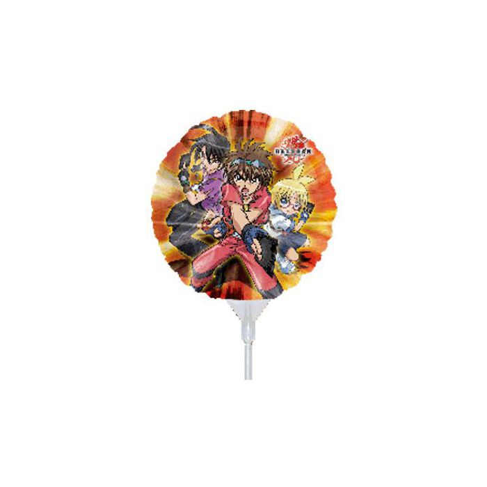 Palloncino Bakugan Pz.5 Mylar Mini Tondo 9" Cm.23 main product photo