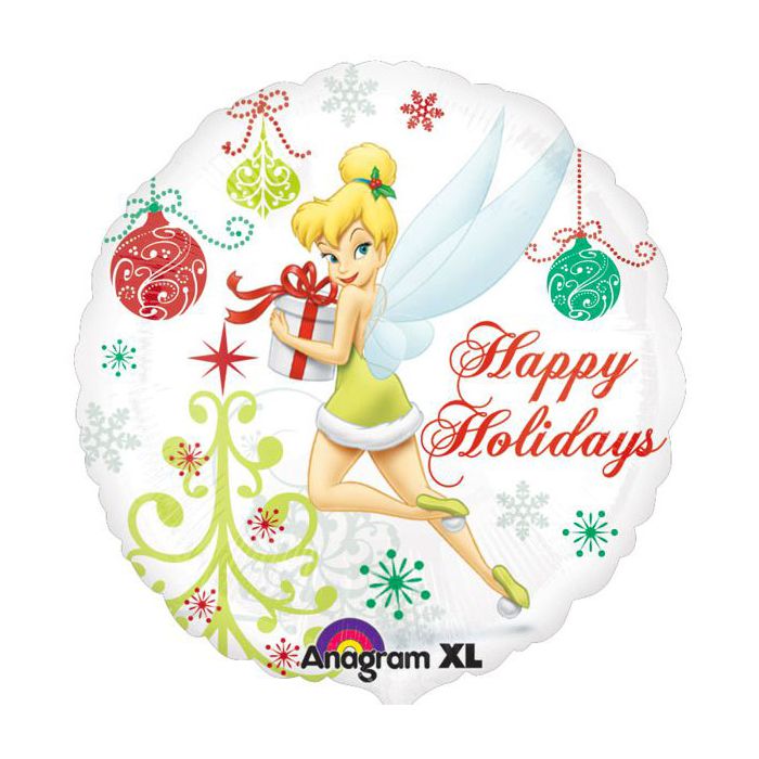 Palloncino Tinkerbell Happy Holiday Pz.1 Mylar Tondo 18" Cm.45 main product photo