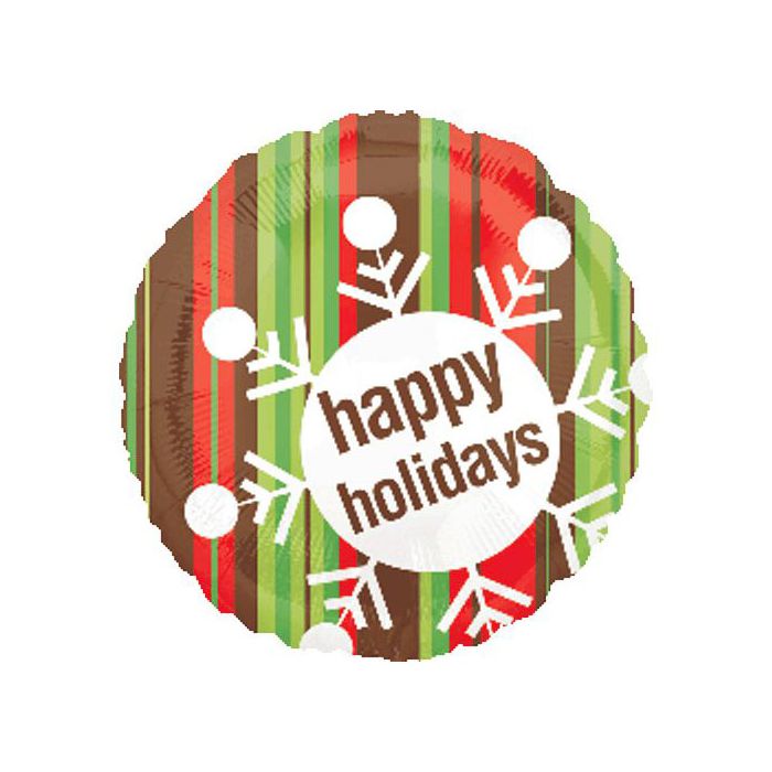 Palloncino Happy Holiday Pz.1 Mylar Tondo 18" Cm.45 main product photo