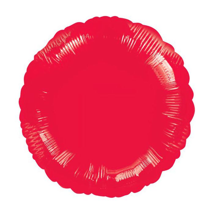 Palloncino Tondo Rosso 18" Pz.5 Mylar Tondo 18" Cm.45 main product photo