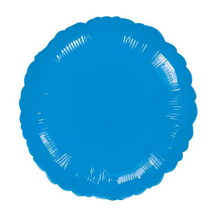 Palloncino Tondo Blu 18" Pz.5 Mylar Tondo 18" Cm.45 main product photo