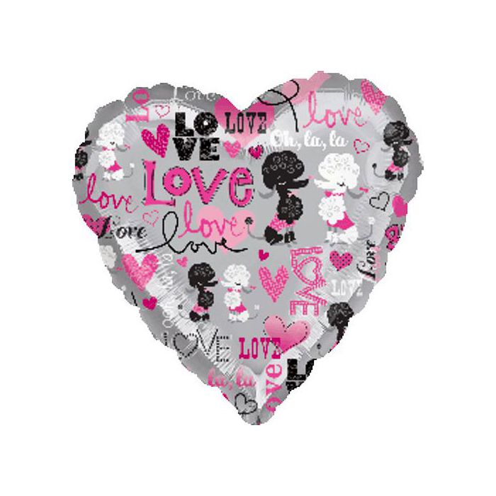 Palloncini Love Pz.1 Mylar Cuore 18" Cm.45 main product photo