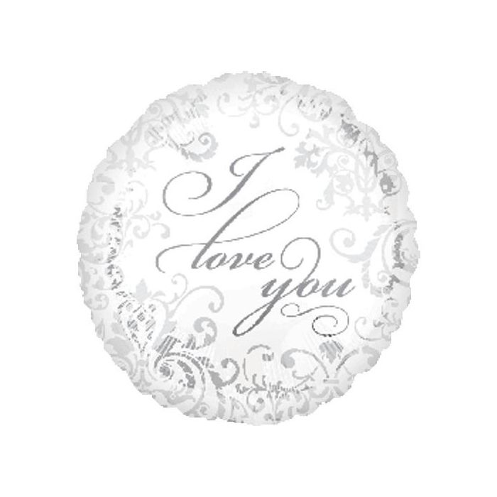 Palloncino I Love You Pz.1 Mylar Tondo 18" Cm.45 main product photo