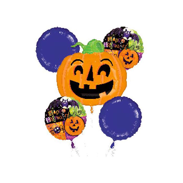 Palloncino Halloween Bouquet Mylar Bouquet Pz.5 main product photo