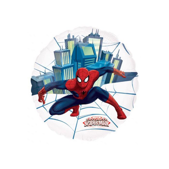 Palloncini Spiderman Pz.1 Mylar Tondo 26" Cm.66 Trasparente main product photo