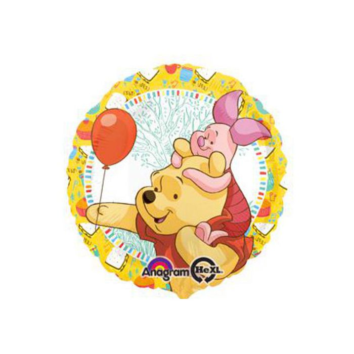 Palloncini Winnie Pooh Pz.1 Mylar Tondo 18" Cm.45 main product photo