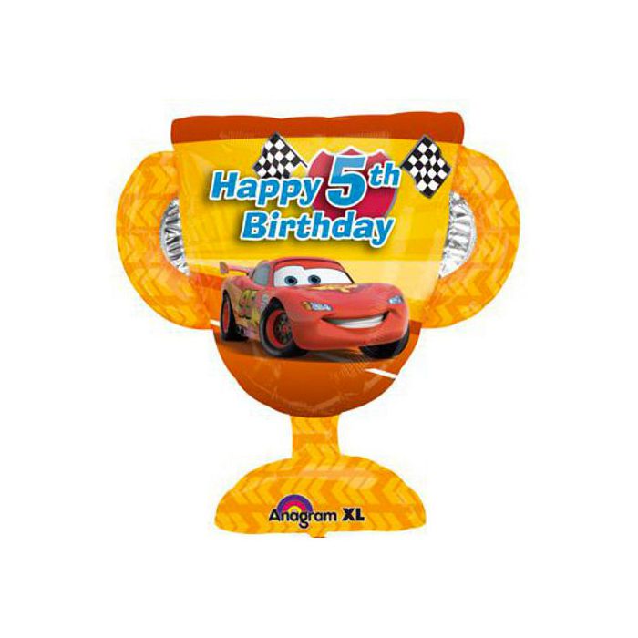Palloncini Cars 5° Compleanno Pz.1 Mylar Sagomato Cm.66 X Cm.68 main product photo