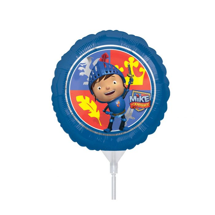 Palloncini Mike Il Cavaliere Pz.5 Mylar Mini 9" Cm.23 Da Saldare Esclusa Bacchetta main product photo