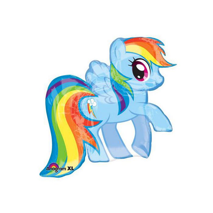 Palloncini Little Pony Arcobaleno Pz.1 Mylar Sagomato Cm.71 X Cm.68 main product photo