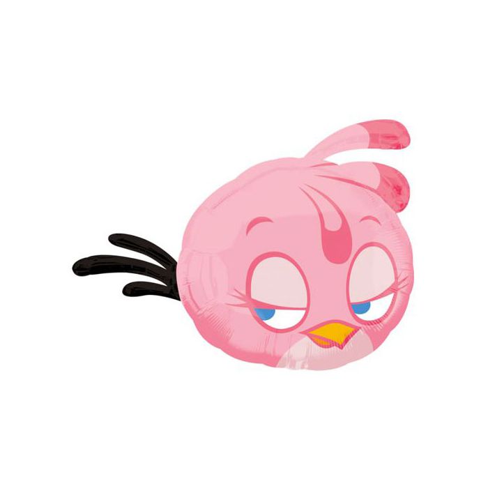 Palloncini Angry Bird Pink Pz.1 Mylar Sagomato Cm.48 X Cm.61 main product photo