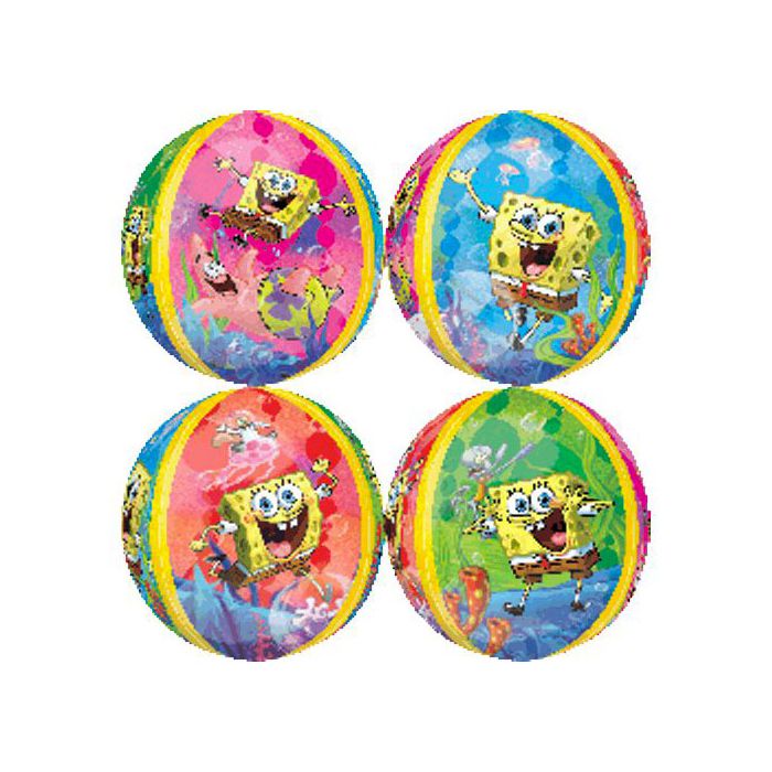 Palloncini Spongebob Orbz Pz.1 Mylar 3d Orbz Cm.38 X Cm.40 main product photo