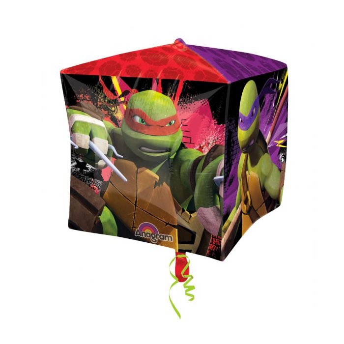 Palloncini Tartarughe Ninja Cubo Pz.1 Mylar Cubo Cm.38 X Cm.h.38 main product photo