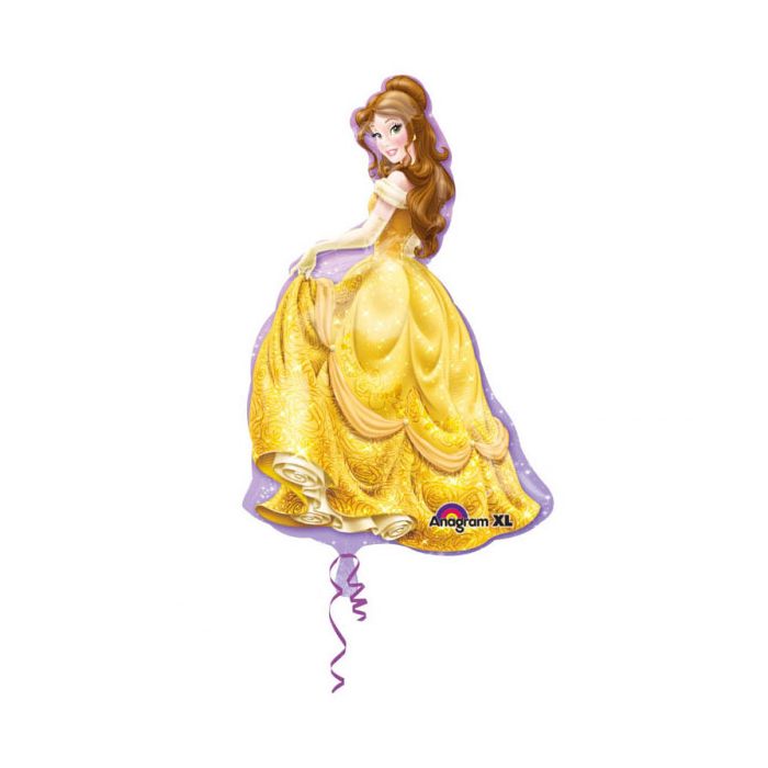 Palloncino Belle Principesse Pz.1 Mylar Sagomato Cm.60 X Cm.99 main product photo