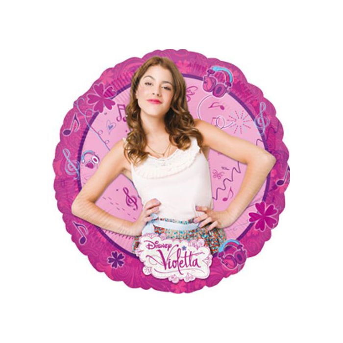 Palloncini Violetta Pz.5 Mylar Mini 9" Cm.23 Da Saldare Esclusa Bacchetta main product photo