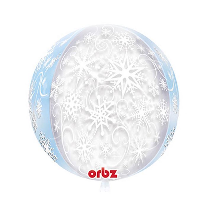 Palloncini Fiocco Di Neve Orbz Pz.1 Mylar 3d Orbz Cm.38 X Cm.40 main product photo