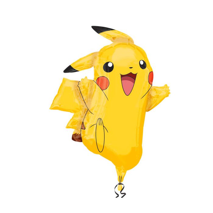 Palloncino Pokemon Pikachu Pz.1 Mylar Sagomato Cm.62 X Cm.78 main product photo