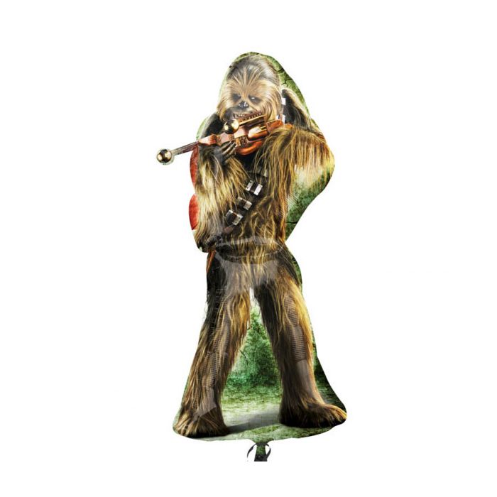 Palloncini Star Wars Chewbacca Pz 1 Mylar Sagomato Cm.43 X Cm.96 main product photo