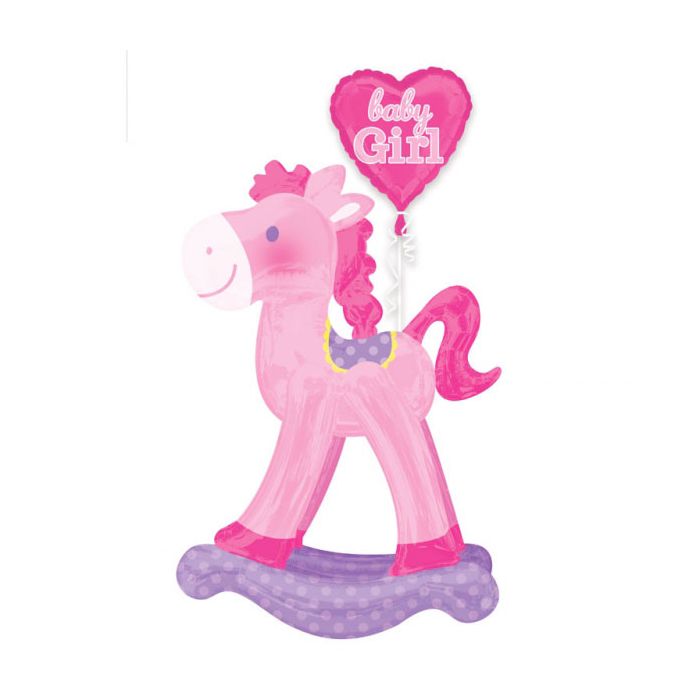 Palloncino Cavallo Rosa Pz.1 Mylar Multi-balloon Cm.127 X Cm.58 main product photo