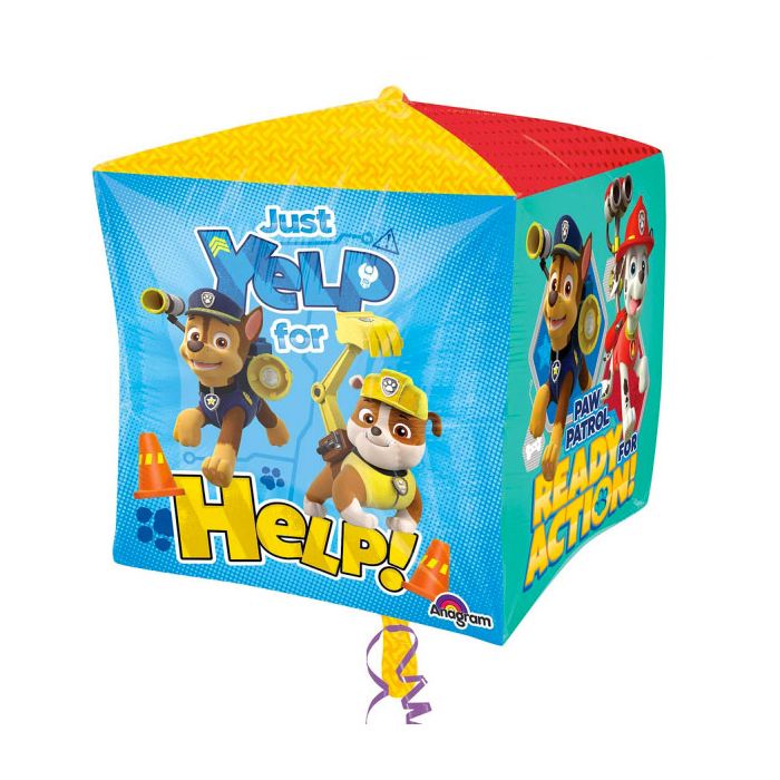 Palloncini Paw Patrol Cubo Pz.1 Mylar Cubo Cm.38 X Cm.h.38 main product photo
