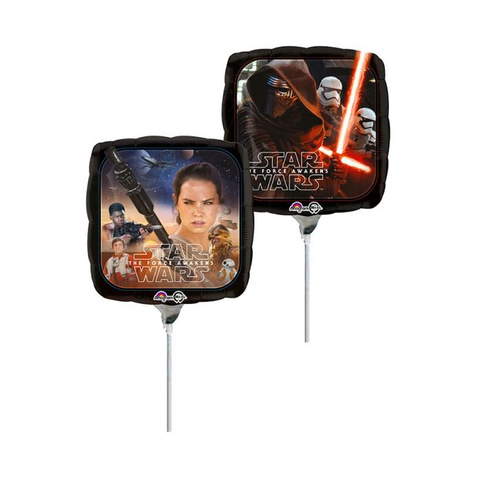 Palloncino Star Wars Pz.5 Mylar Mini 9" Cm.23 Da Saldare Esclusa Bacchetta main product photo
