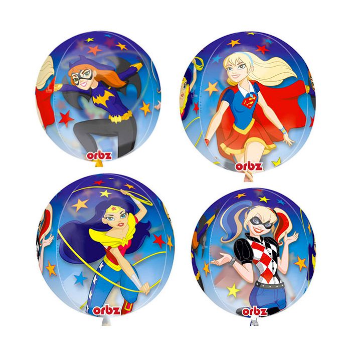 Palloncini Dc Super Hero Girl Orbz Pz.1 Mylar 3d Cm.38 X Cm.40 main product photo