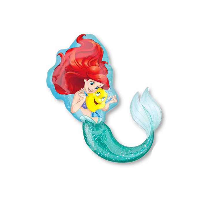 Palloncini Sirenetta Ariel Pz.1 Mylar Sagomato Cm.71 X Cm.86 main product photo