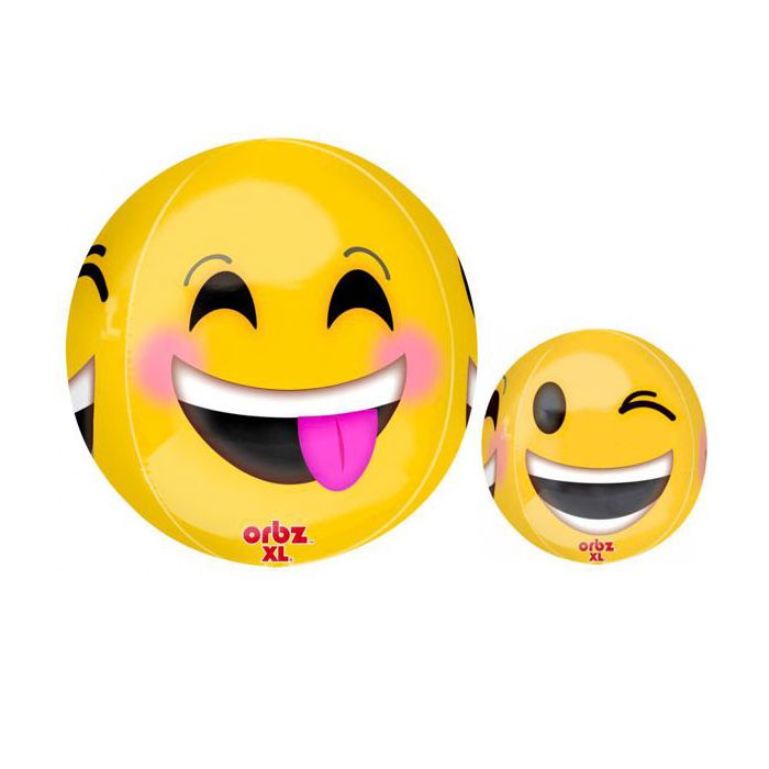 Palloncino Emoticons Orbz Pz.1 Mylar 3d Orbz Cm.38 X Cm.40 main product photo