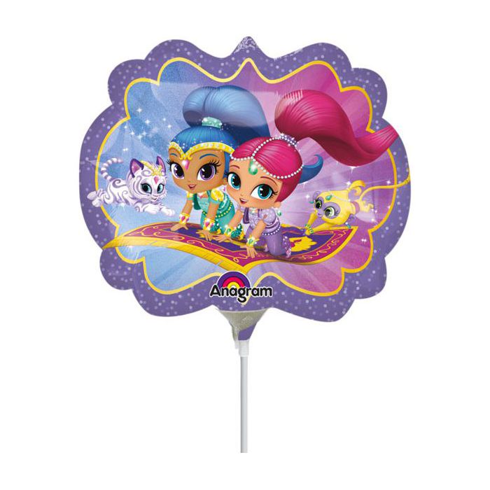 Palloncini Shimmer E Shine Pz.5 Mylar Mini Shape Da Saldare Esclusa Bacchetta main product photo