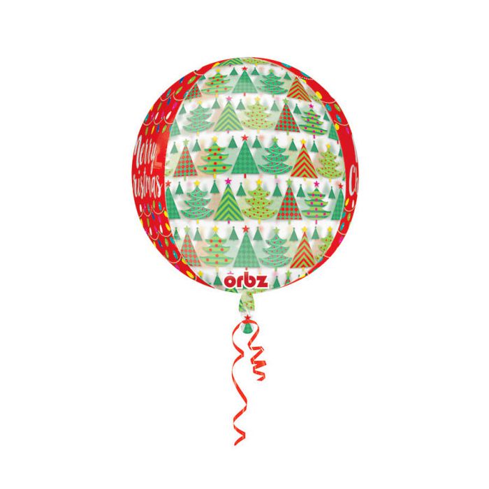 Palloncini Albero Di Natale Orbz Pz.1 Mylar 3d Orbz Cm.38 X Cm.40 main product photo