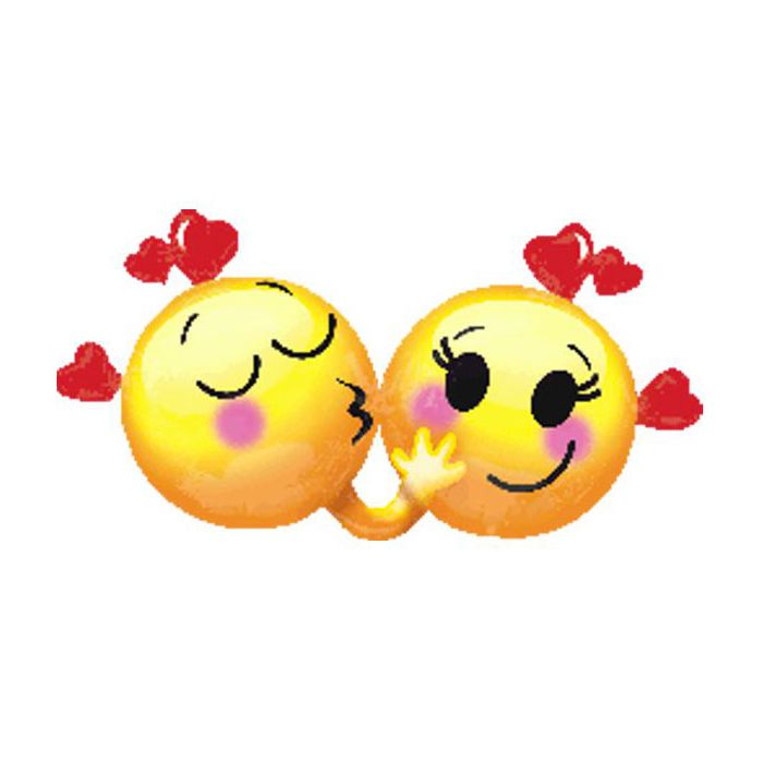 Palloncini Emoticons Love Pz.1 Mylar Sagomato Cm.91 X Cm.53 main product photo