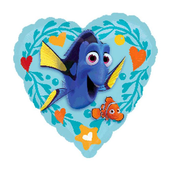 Palloncino Alla Ricerca Di Dory Pz.1 Mylar Cuore 18" Cm.45 main product photo