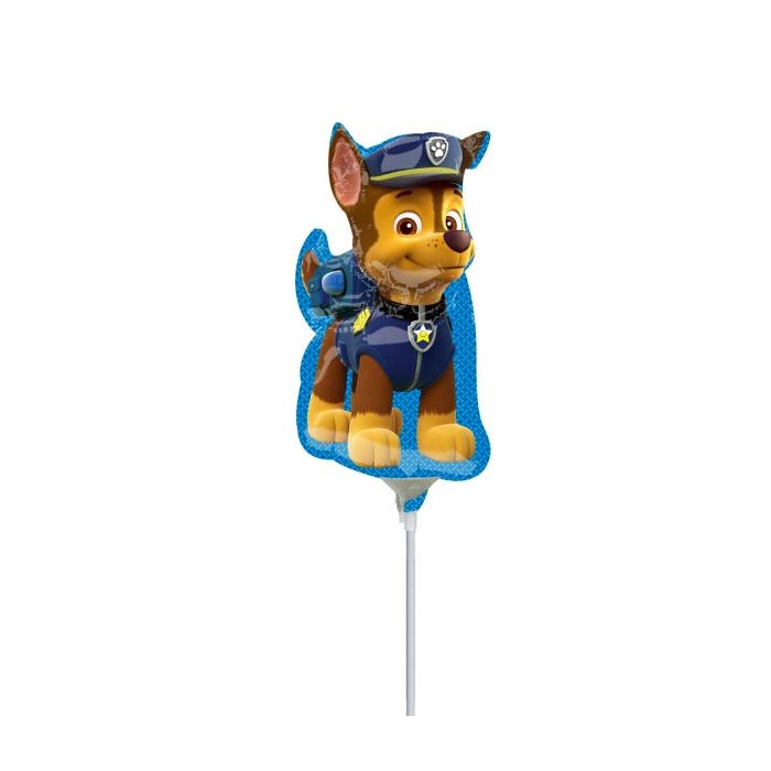 Palloncini Paw Patrol Chase Pz.5 Mylar Mini Shape Da Saldare Esclusa Bacchetta main product photo