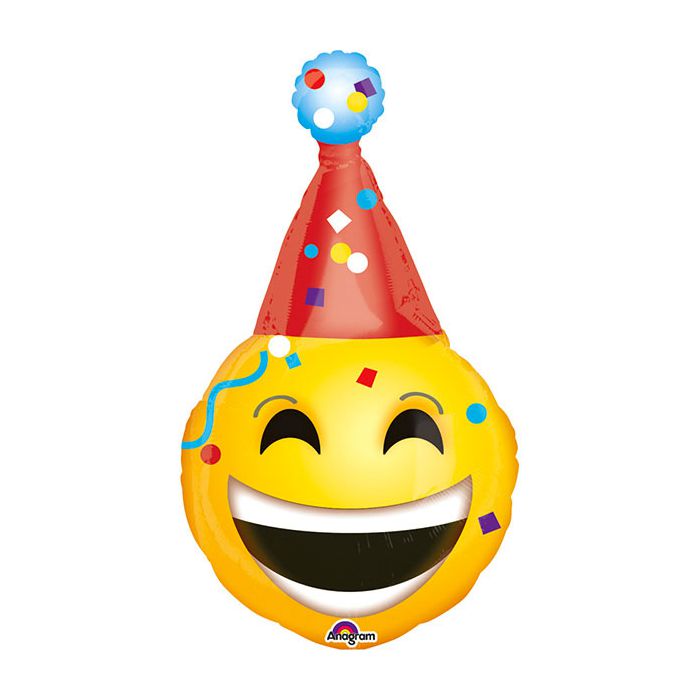 Palloncini Compleanno Emoticons Pz.1 Mylar Sagomato Cm.55 X Cm.99 main product photo