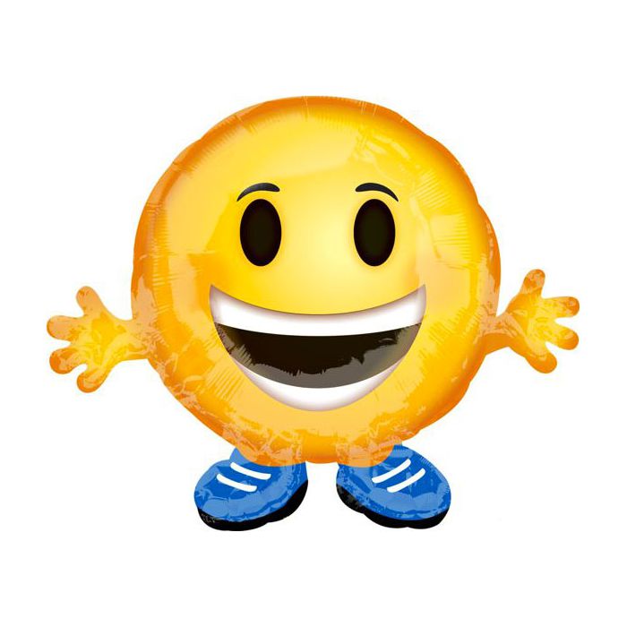 Palloncini Emoticons Pz.1 Mylar Sagomato Cm.43 X Cm.45 main product photo