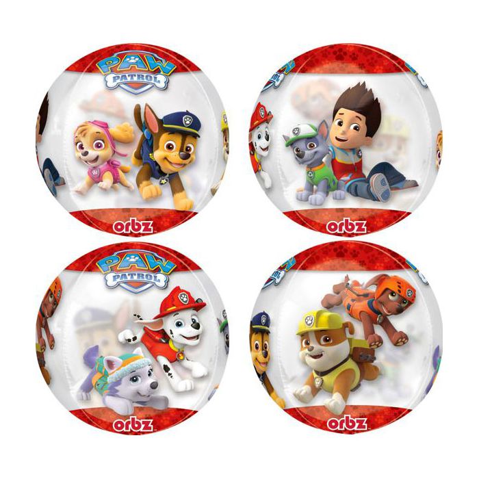Palloncino Paw Patrol Orbz Pz.1 Mylar 3d Orbz Cm.38 X Cm.40 main product photo