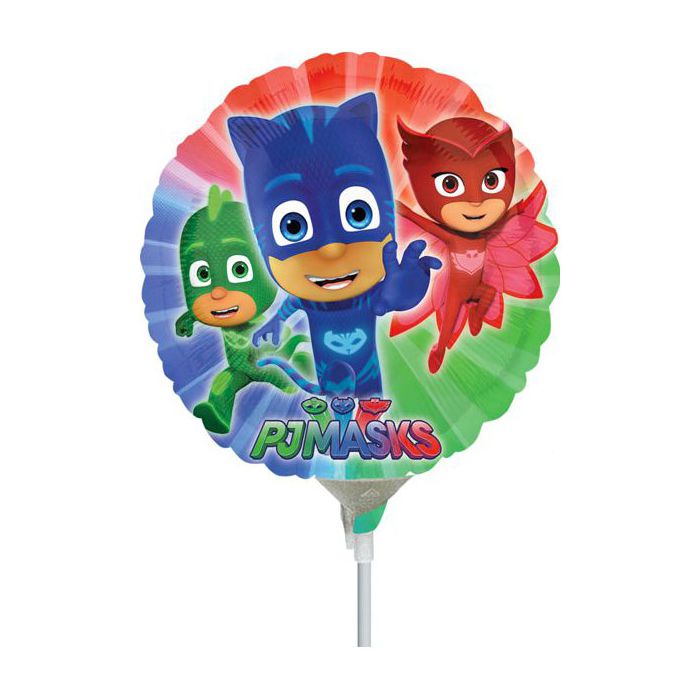 Palloncini Super Pigiamini Pz.5 Mylar Tondo 9" Cm.23 Da Saldare Esclusa Bacchetta main product photo