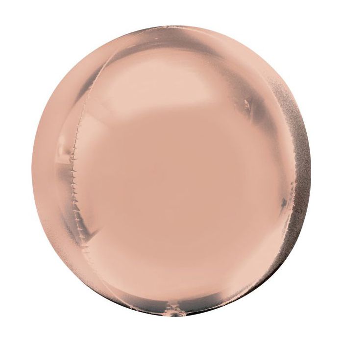 Palloncino Orbz Rose Gold Pz.1 Mylar 3d Orbz Cm.38 X Cm.40 main product photo