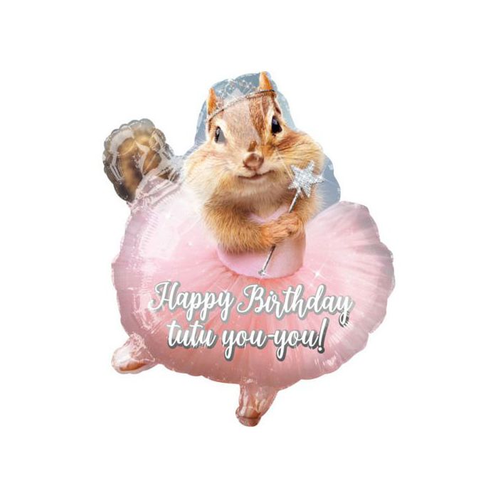 Palloncini Compleanno Tutu Pz.1 Mylar Sagomato Cm.38 X Cm.48 main product photo